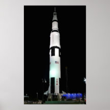 Vehículo de lanzamiento de Saturn V Posters