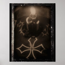 Vela en la cruz poster