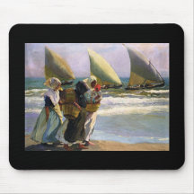 Velas de Joaquín Sorolla y Bastida tres Tapete De Raton