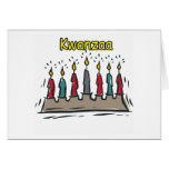 Velas de Kwanzaa Felicitacion