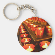 Velas del rezo llavero
