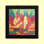 Velas y cielos del océano cajas de regalo