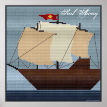 VELERO AUSENTE DE LA VELA POSTER