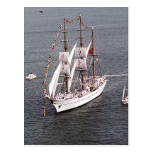 Velero grande postal