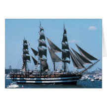 Velero grande tarjetón