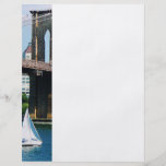 Velero por el puente de Brooklyn Flyer Personalizado