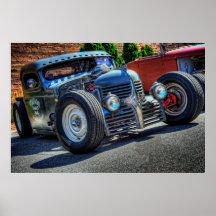 Velocidad y Kustoms Dodge del vudú Posters