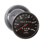 Velocímetro del coche de competición, inspirado po pins
