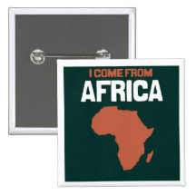 Vengo de África Pins
