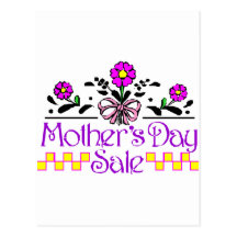 Venta del día de madres tarjeta postal