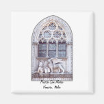 Ventana coa alas Marco del león de San Iman Para Frigorífico