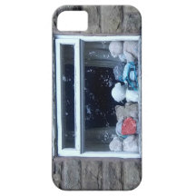 ventana del oso de peluche iPhone 5 Case-Mate cobertura