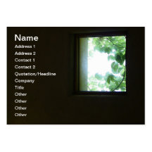 Ventana Plantilla De Tarjeta Personal