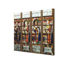 Ventana que representa a Jacques de Borbón Impresión En Lienzo Estirada