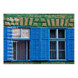 Ventanas azules tarjetas de visita