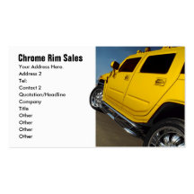 Ventas del coche, ventas del borde plantilla de tarjeta personal