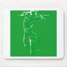 Venus de Milo en verde Alfombrillas De Ratones