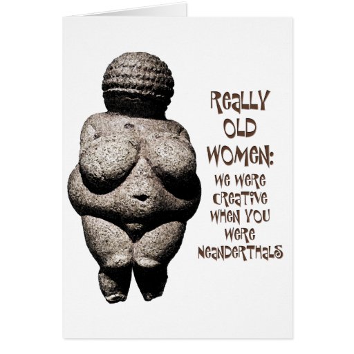 Venus de Willendorf Tarjetón