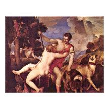 Venus y Adonis, por Tizian (la mejor calidad) Comunicado