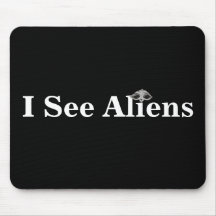 Veo a los extranjeros Mousepad Tapetes De Raton