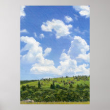 Verano en el Mesa de Pinyon Poster