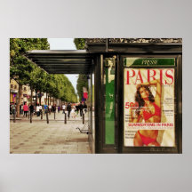 Verano en el poster de París