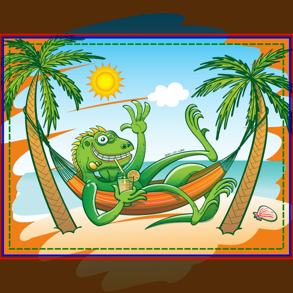 iguana y el perezoso