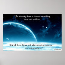 Verdad y sublime la eternidad poster