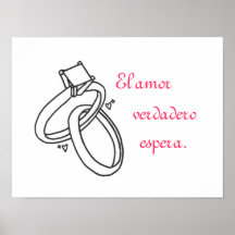 Verdadero Espera del amor del EL Impresiones