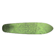 Verde apenado del damasco monopatin personalizado