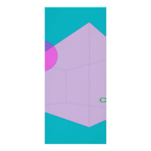 Verde azul de la creación diseños de tarjetas publicitarias
