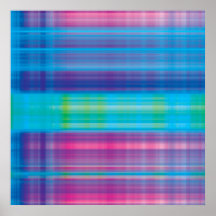 Verde azul del rosa de la tela escocesa de Digitac Poster
