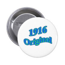 Verde azul original 1916 pin