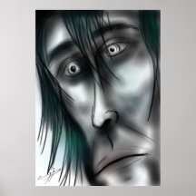 Verde azul poster
