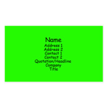 verde claro tarjeta personal