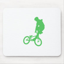 Verde de BMX Alfombrilla De Ratón