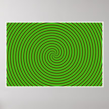 Verde de Hypno de la ilusión óptica Impresiones