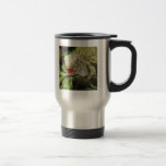 Verde de la iguana tazas de café
