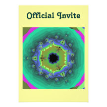 Verde de la mandala del fractal del pavo real comunicados personales 