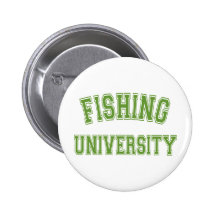 Verde de la universidad de la pesca pins