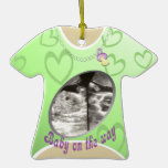 Verde de maternidad de la camisa adorno de reyes
