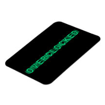 Verde de Overclocked Iman De Vinilo