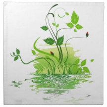 Verde de restauración servilleta de papel