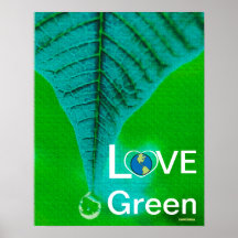 Verde del amor - Poster-Personalizar del descenso 