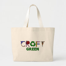 Verde del arte bolsas de mano