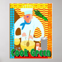 Verde del cocinero posters