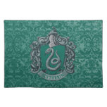 Verde del escudo de Slytherin Manteles Individuales
