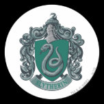 Verde del escudo de Slytherin pegatinas