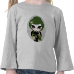 VERDE DEL GEISHA CAMISETAS