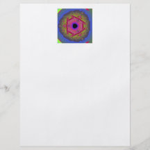 Verde del rosa de la mandala del fractal del pavo  tarjetas publicitarias